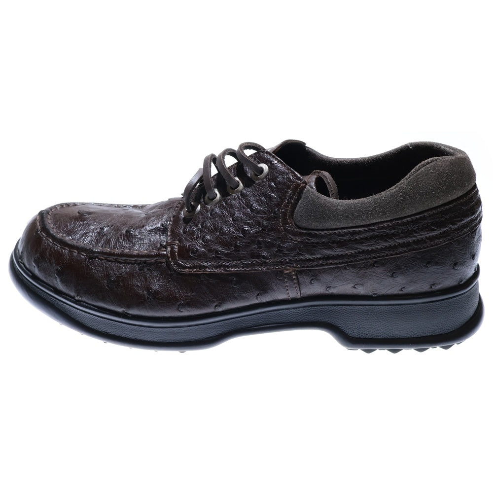 PRADA(プラダ) レザー ローカットスニーカー ブラウン 0999