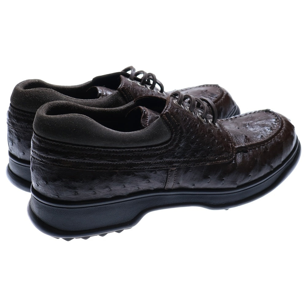 PRADA(プラダ) レザー ローカットスニーカー ブラウン 0999