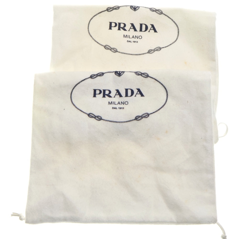 PRADA(プラダ) レザー ローカットスニーカー ブラウン 0999