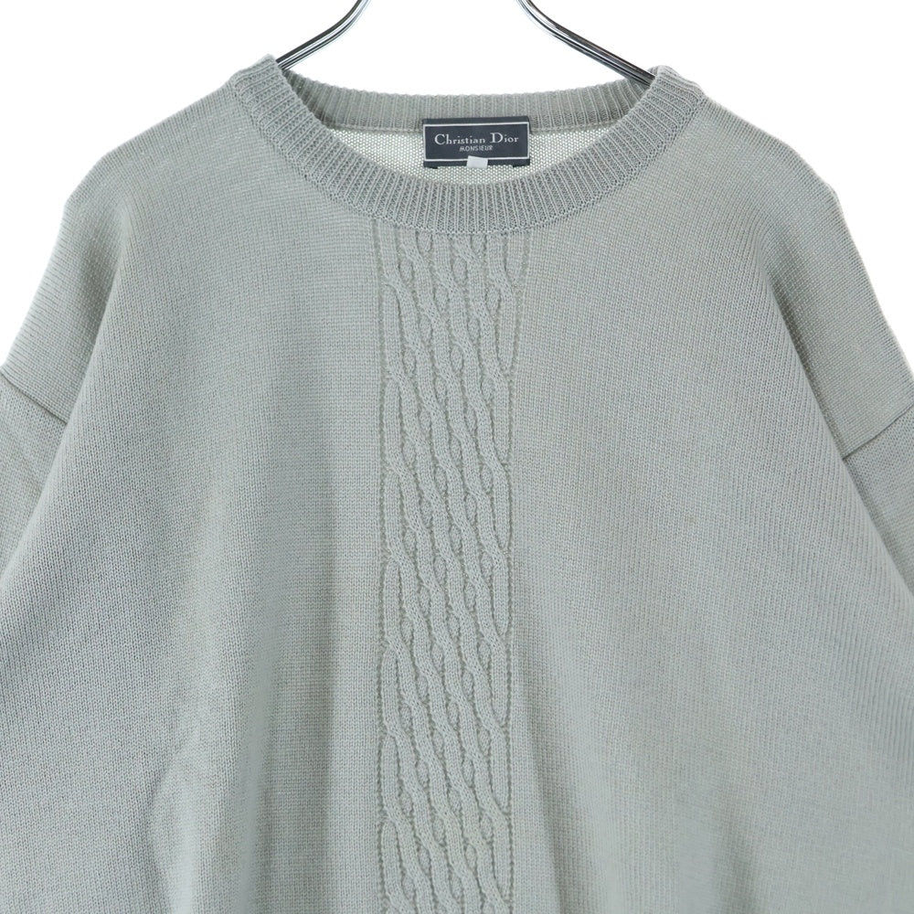 Christian Dior MONSIEUR(クリスチャンディオールムッシュ) クルーネック ニット セーター グレー