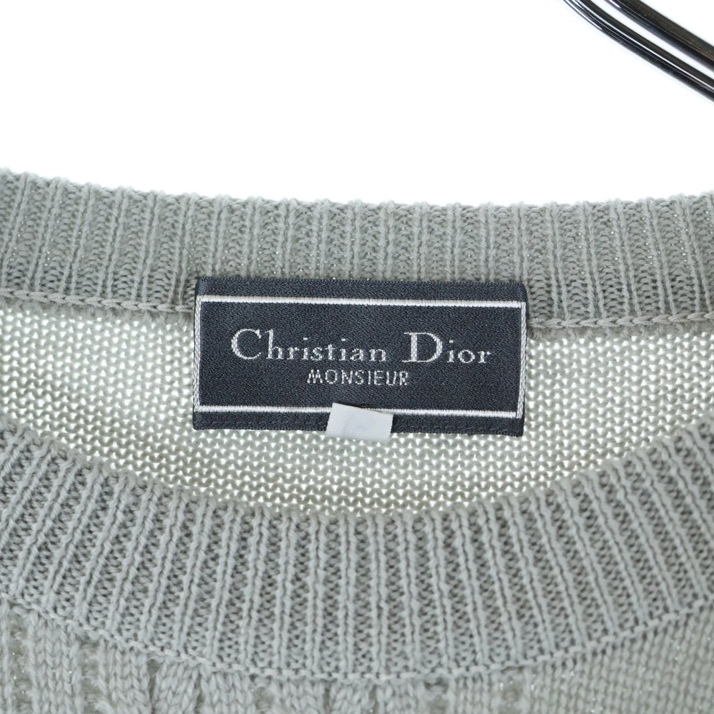 Christian Dior MONSIEUR(クリスチャンディオールムッシュ) クルーネック ニット セーター グレー