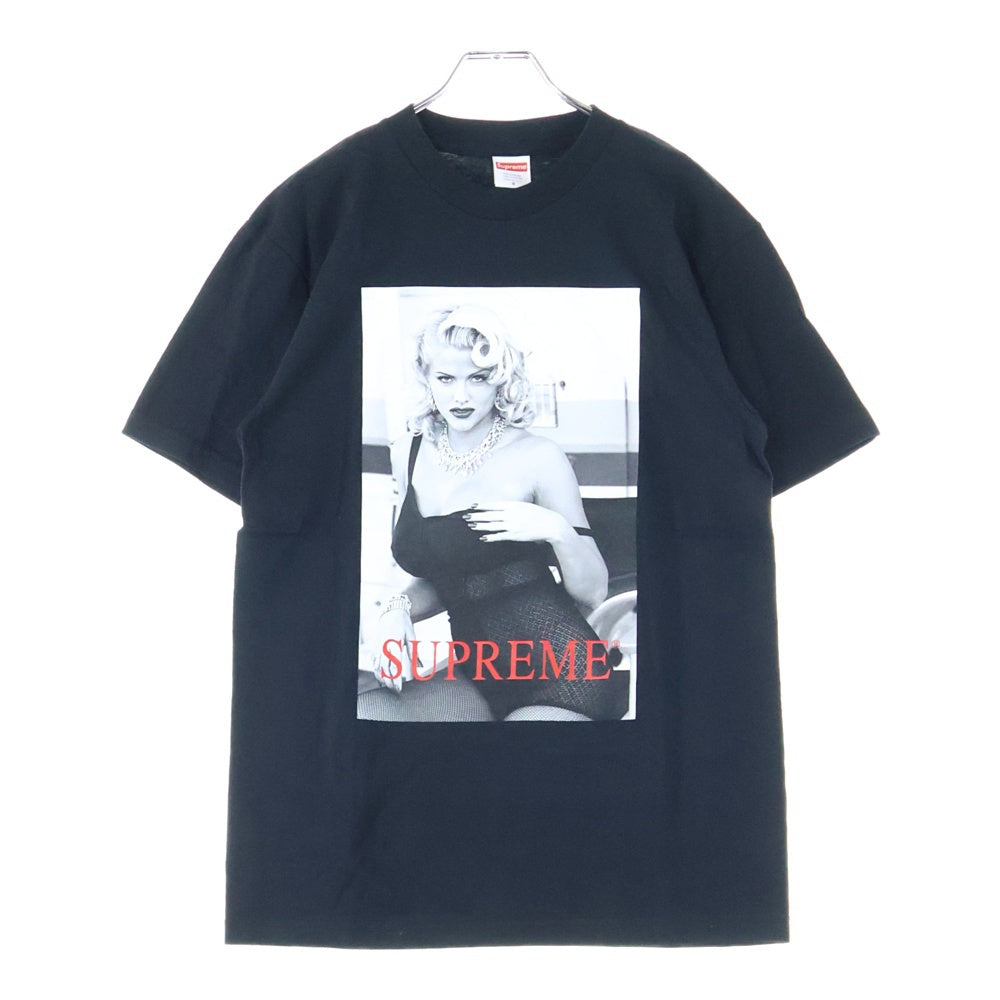 SUPREME(シュプリーム) 21SS Anna Nicole Smith Tee アンナ・ニコル・スミス フォトプリント クルーネック半袖Tシャツ ブラック