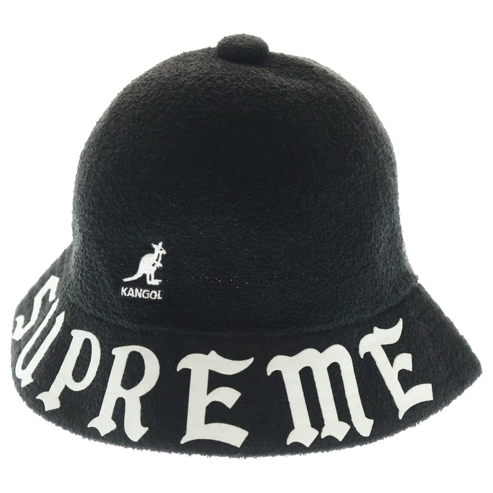 SUPREME(シュプリーム) 20SS ×KANGOL Bermuda Casual Hat カンゴール バミューダ カジュアル バケットハット 帽子 ブラック H50SS20