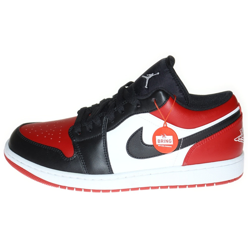 NIKE(ナイキ) AIR JORDAN 1 LOW BRED TOE エアジョーダン1 ブレッドトゥ ローカットスニーカー レッド/ブラック US11/29cm 553558-612