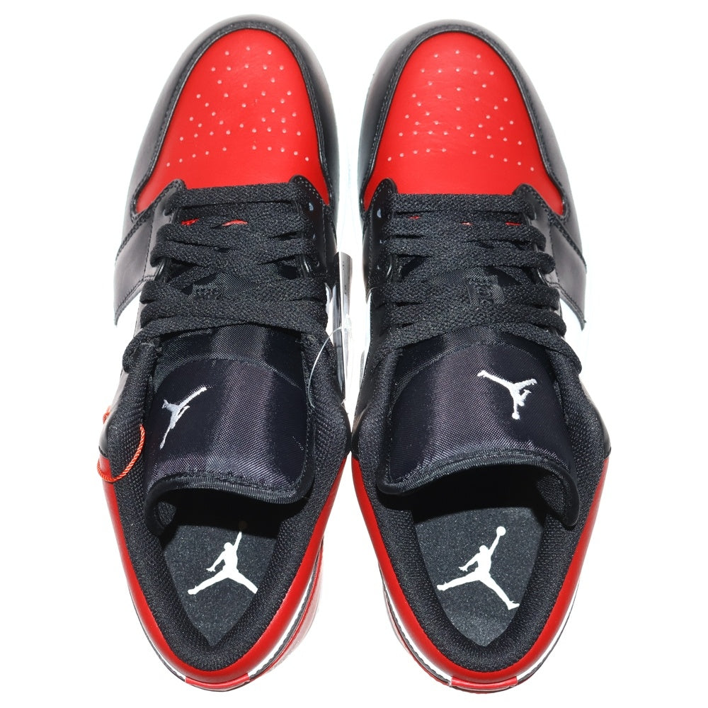 NIKE(ナイキ) AIR JORDAN 1 LOW BRED TOE エアジョーダン1 ブレッドトゥ ローカットスニーカー レッド/ブラック US11/29cm 553558-612