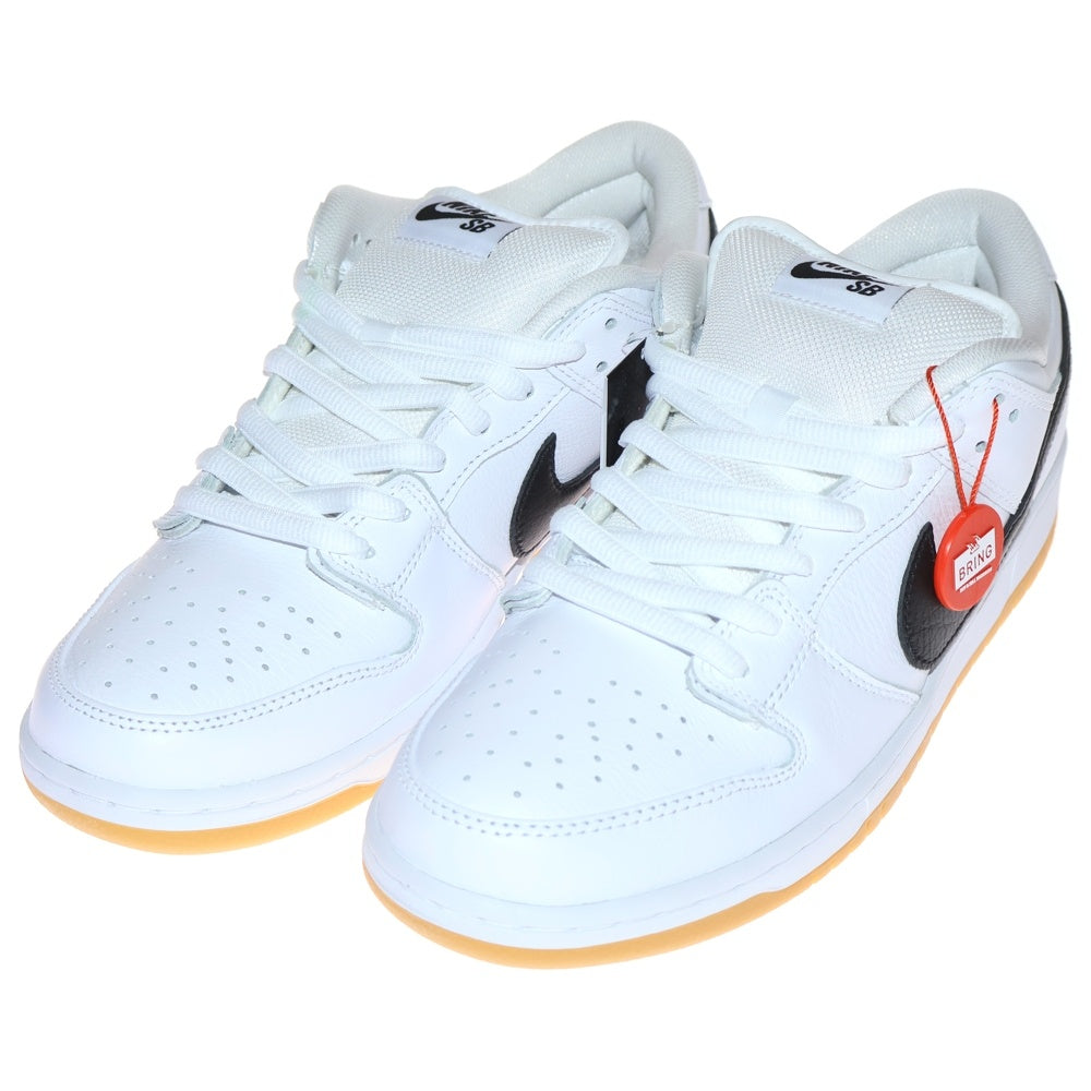 NIKE(ナイキ) DUNK LOW PRO WHITE BLACK WHITE GUM LIGHT BROWN ダンク プロ ローカットスニーカー ホワイト/ブラック US11/29cm CD2563-101