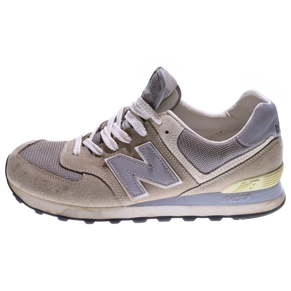 New Balance(ニューバランス) ML574VG スエードメッシュ ローカットスニーカー US9/27.0cm ベージュ