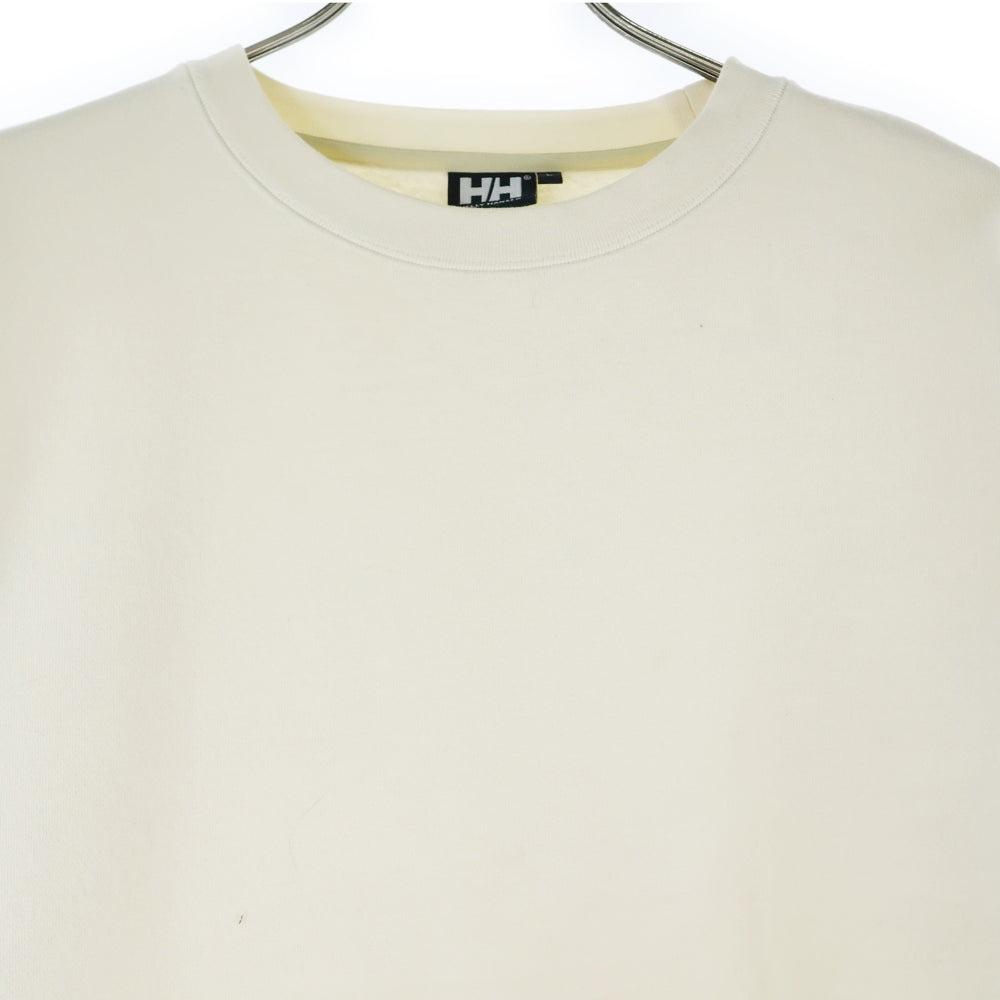HELLY HANSEN(ヘリーハンセン) HHロゴ 刺繍 スウェット トレーナー クリーム HZ32461