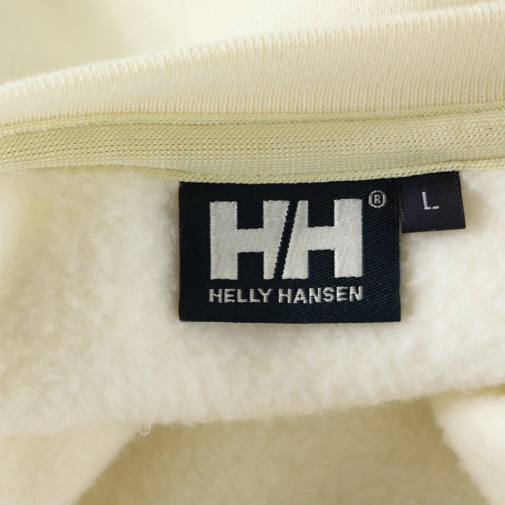 HELLY HANSEN(ヘリーハンセン) HHロゴ 刺繍 スウェット トレーナー クリーム HZ32461