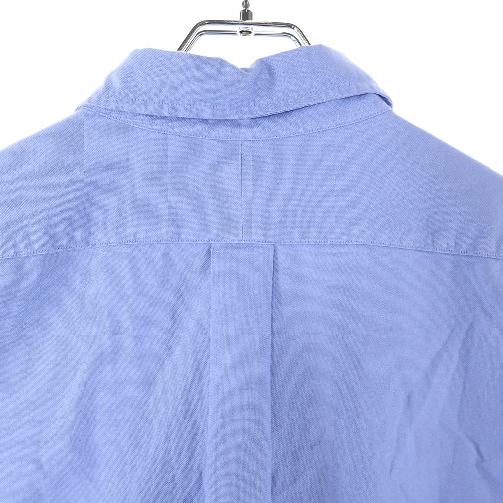 POLO RALPH LAUREN(ポロラルフローレン) SLIM FIT フロントロゴ刺繍 長袖シャツ ブルー