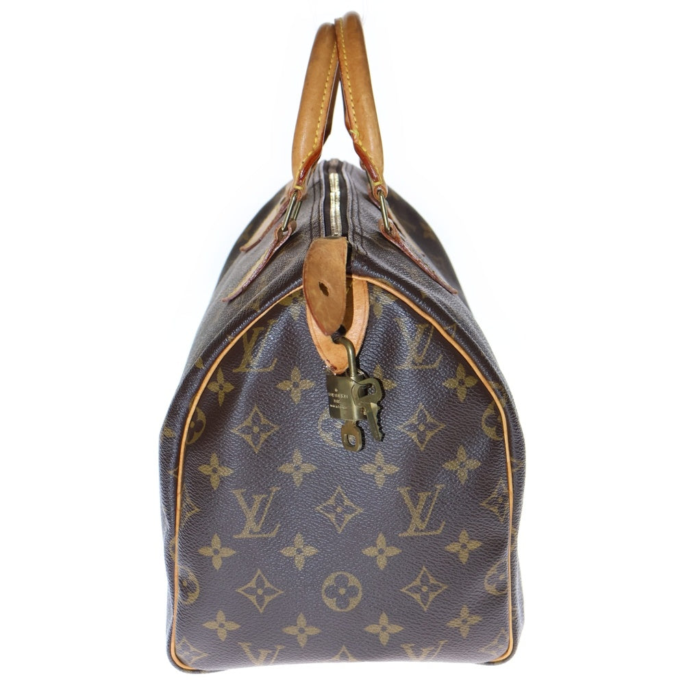 LOUIS VUITTON(ルイヴィトン) モノグラム スピーディ30 レザーハンドバッグ ブラウン SP1928