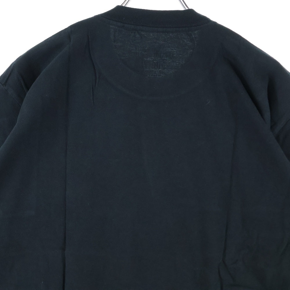 TENDERLOIN(テンダーロイン) 00ss DEAD STOCK ショットガン ロゴ プリント クルーネック 半袖 Tシャツ カットソー ブラック
