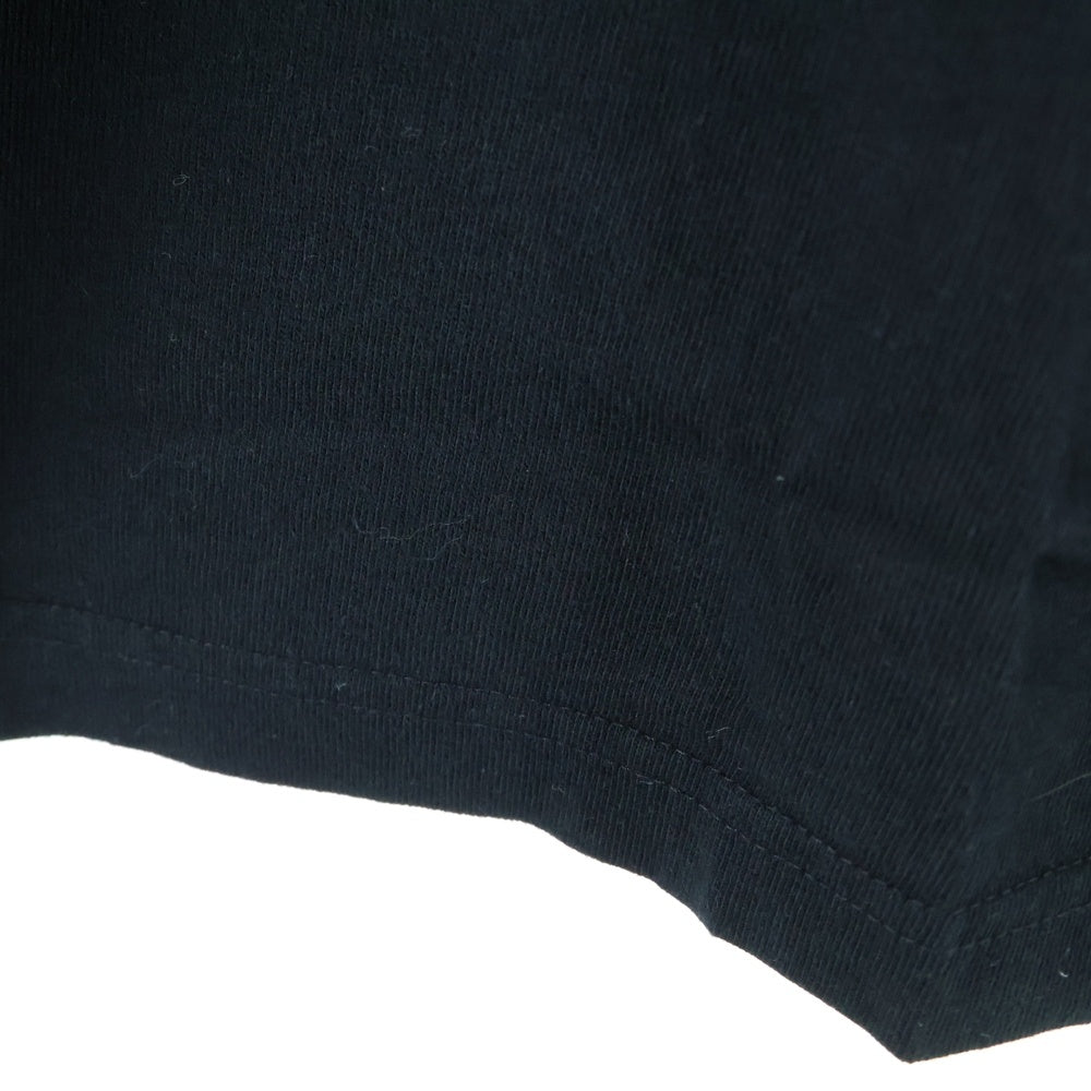 TENDERLOIN(テンダーロイン) 00ss DEAD STOCK フロント 鹿 プリント クルーネック 半袖 Tシャツ カットソー ブラック