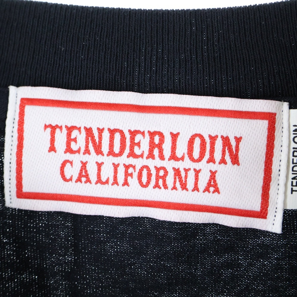 TENDERLOIN(テンダーロイン) 初期 DEAD STOCK FUCK his brains OUT! 両面プリント クルーネック 半袖 Tシャツ カットソー ブラック