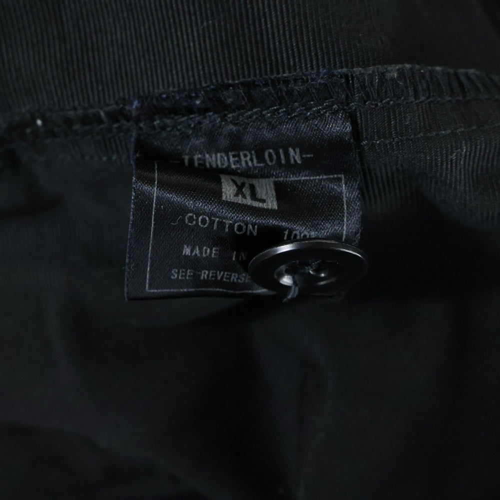 TENDERLOIN(テンダーロイン) 初期 ステーキタグ DEAD STOCK アーム刺繍 ワークジャケット ブラック