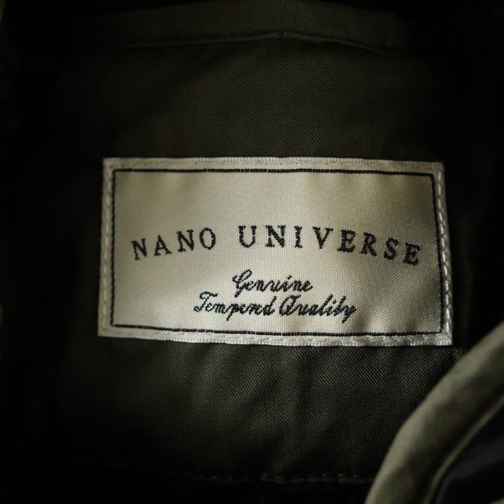 nano universe(ナノユニバース) モッズコート ロングコート カーキ