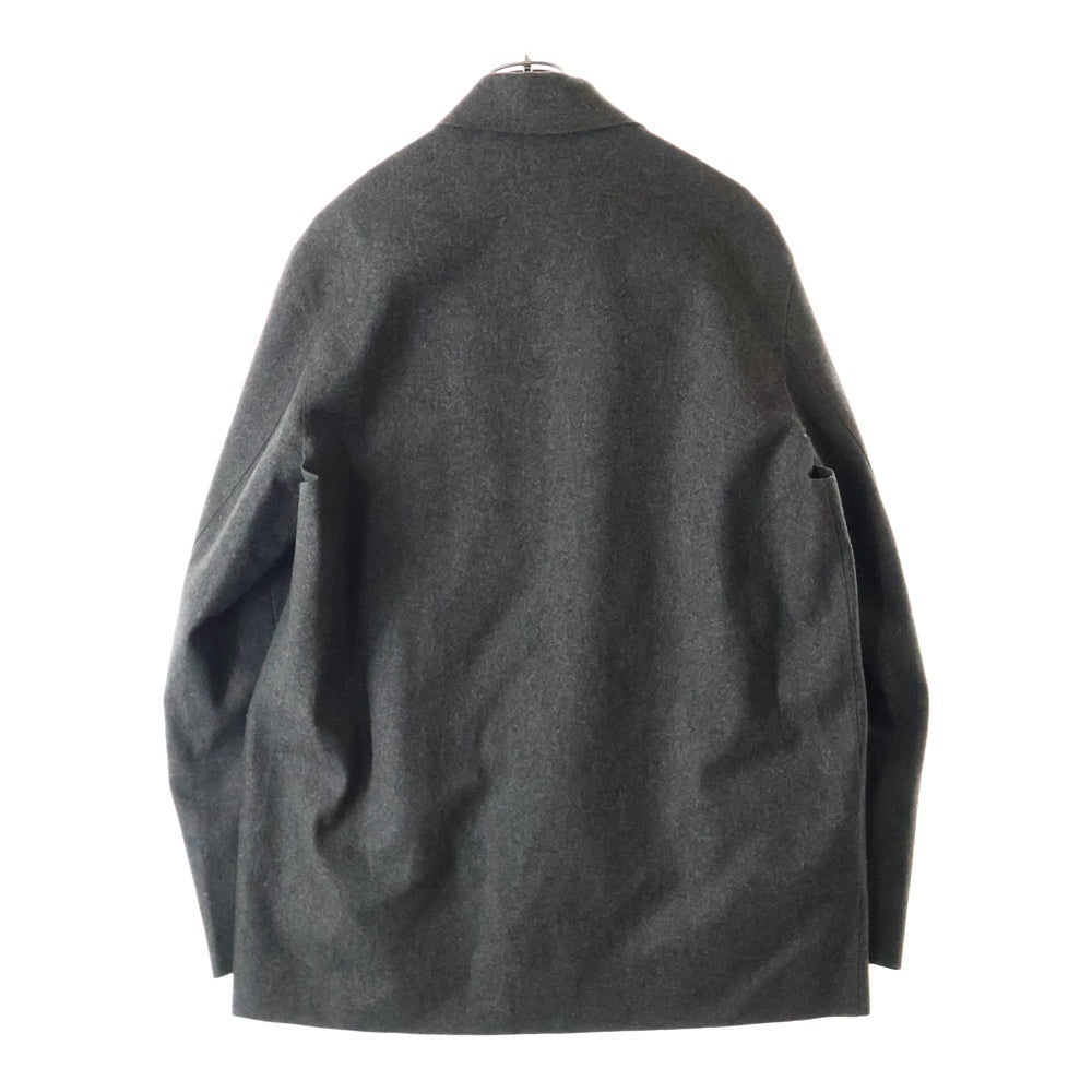 NO BRAND(ノーブランド) CIVIDINI 3B ウール コート ジャケット チャコール