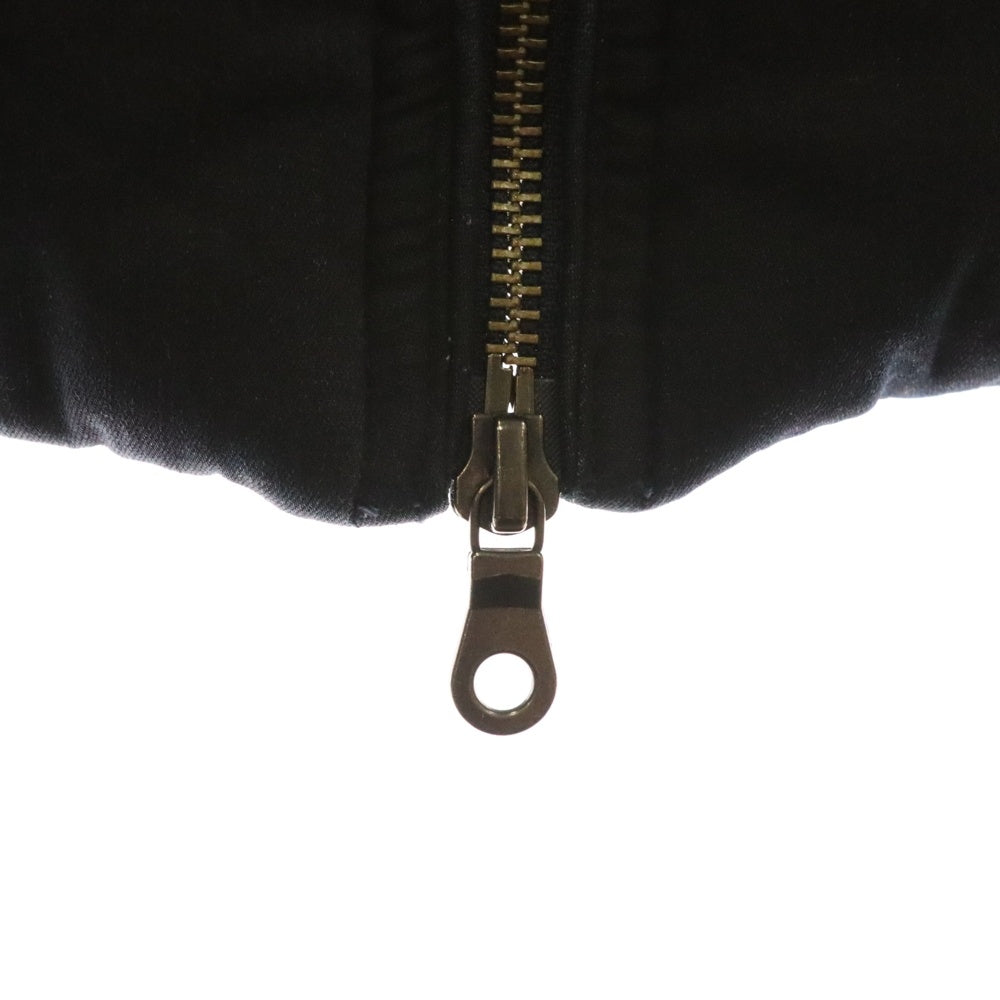 NICOLE CLUB FOR MEN(ニコルクラブフォーメン) Hungarin Duck Down フード ジップ切り替え デニム ダック ダウンジャケット ネイビー 7566-3730