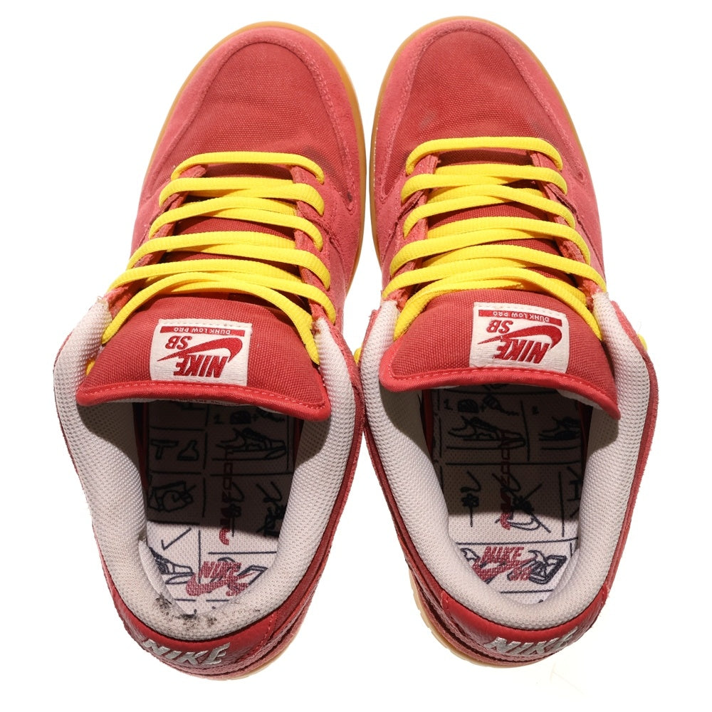 NIKE(ナイキ) DUNK LOW ADOBE ダンク アドビ ローカットスニーカー レッド US9.5/27.5cm DV5429-600