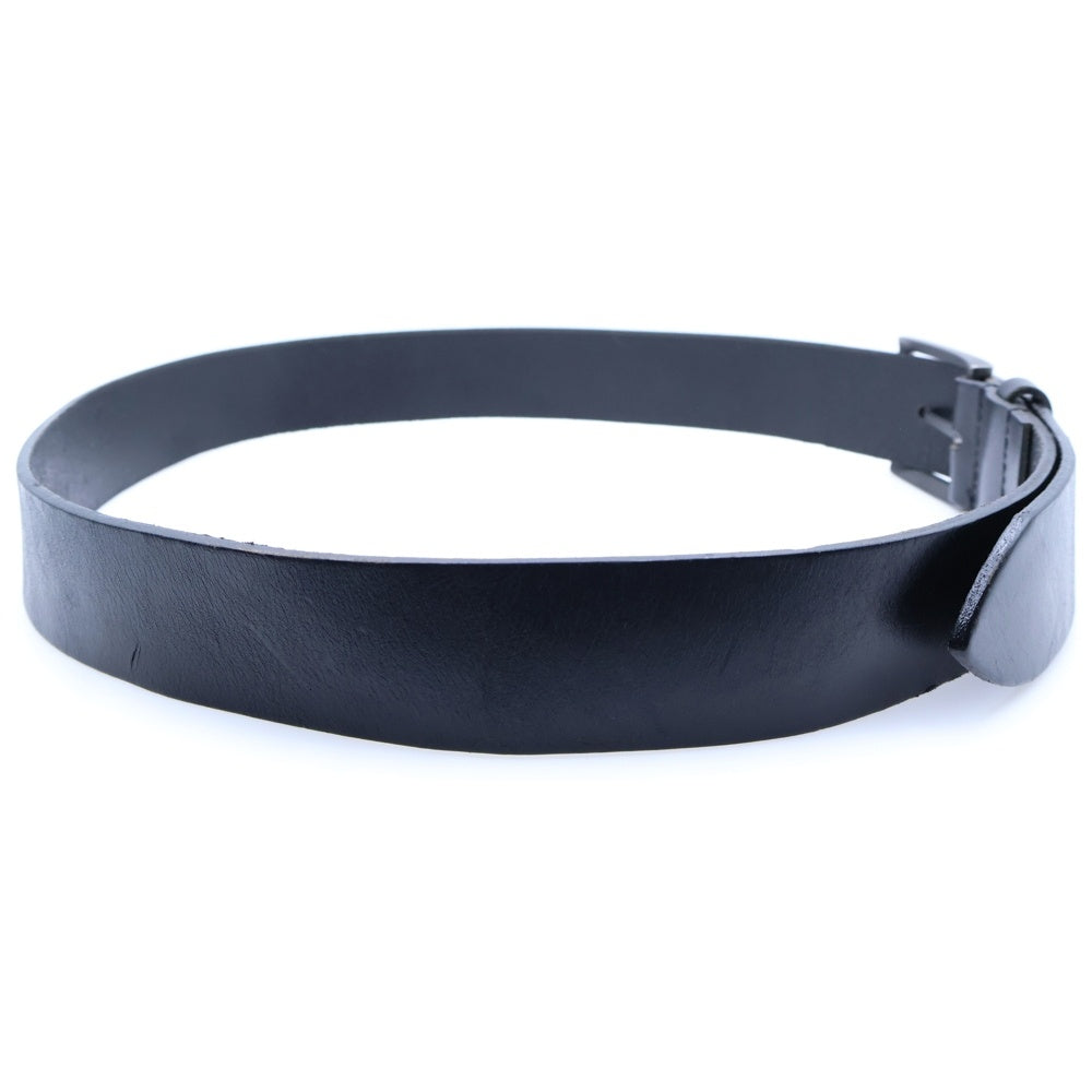 agnes b.(アニエスベー) CUIR-VACHETTE レザーベルト ブラック