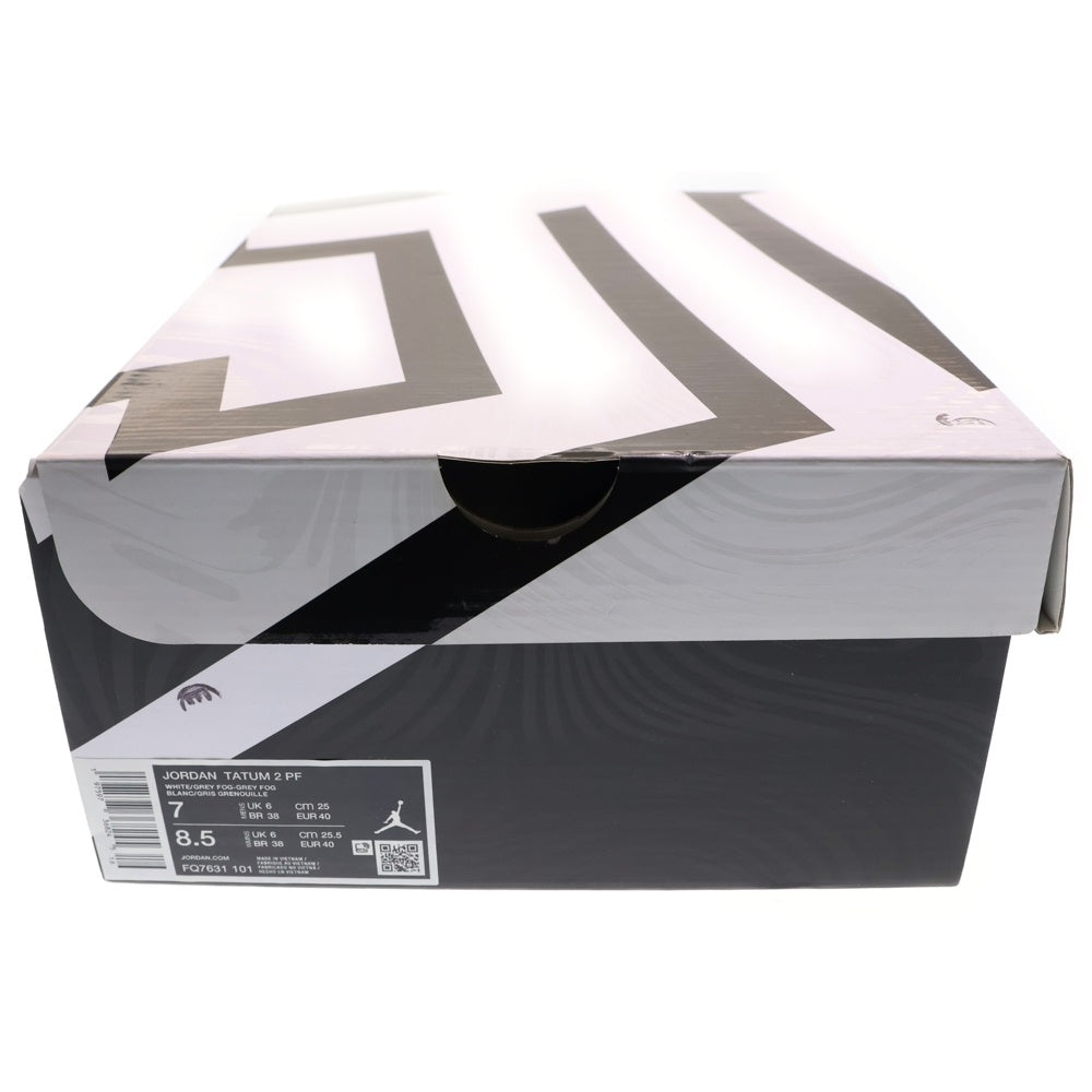 NIKE(ナイキ) JORDAN TATUM 2 PF ジョーダン テイタム ローカットスニーカー US7/25cm ホワイト レディース FQ7631-101