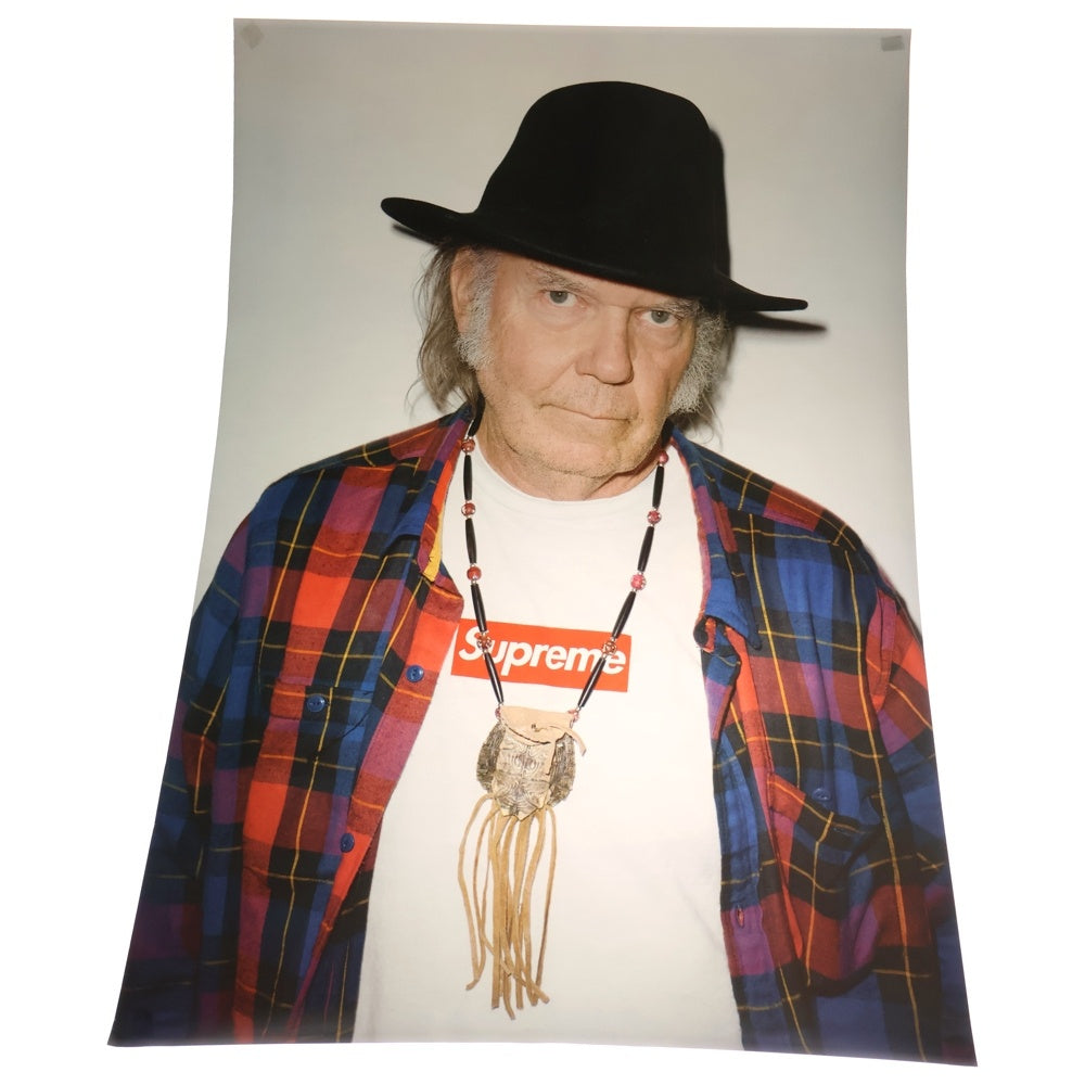 SUPREME(シュプリーム) 15SS × Neil Young Poster ニールヤング フォト ポスター マルチ