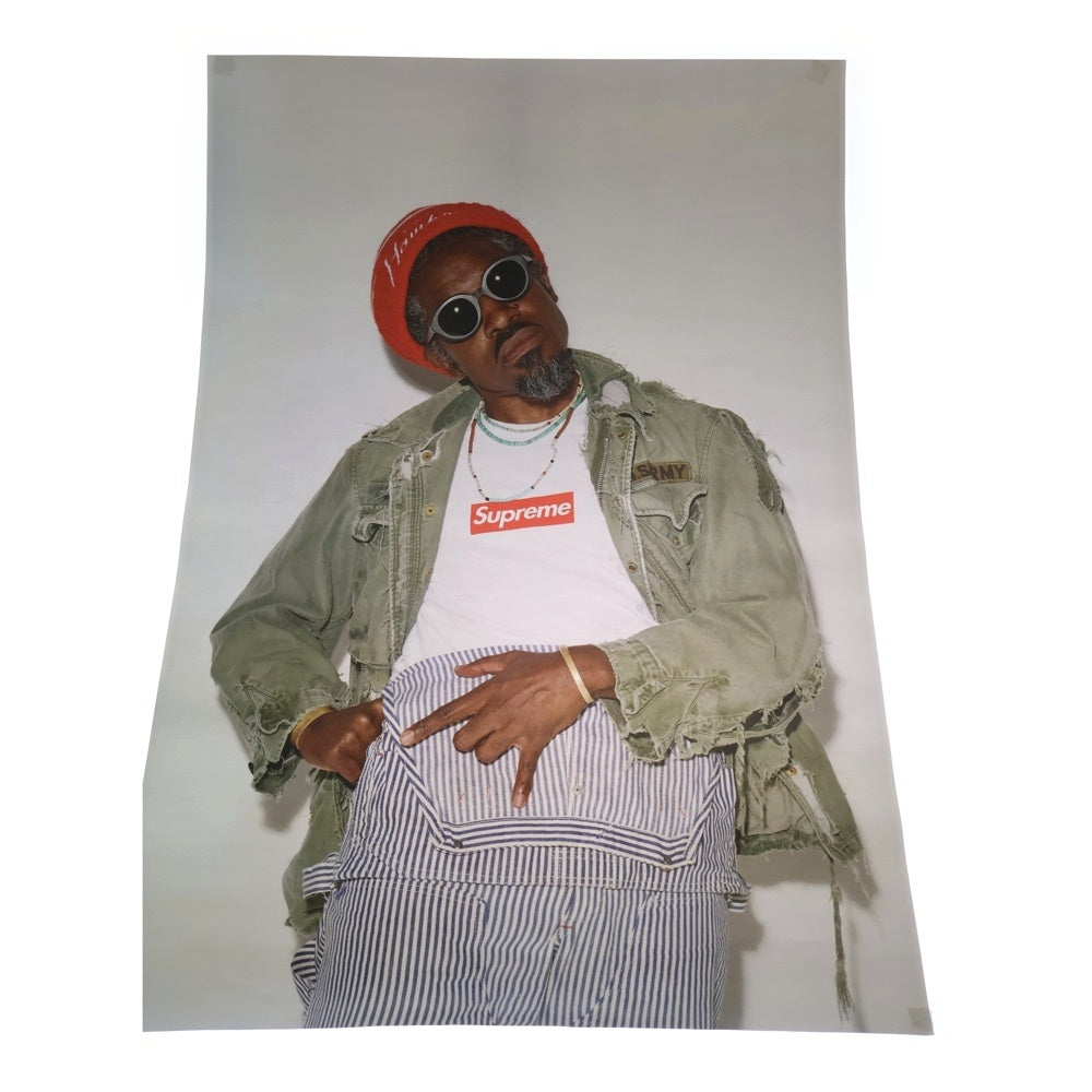 SUPREME(シュプリーム) 22AW × Andre 3000 Poster アンドレ 3000 フォト ポスター マルチ