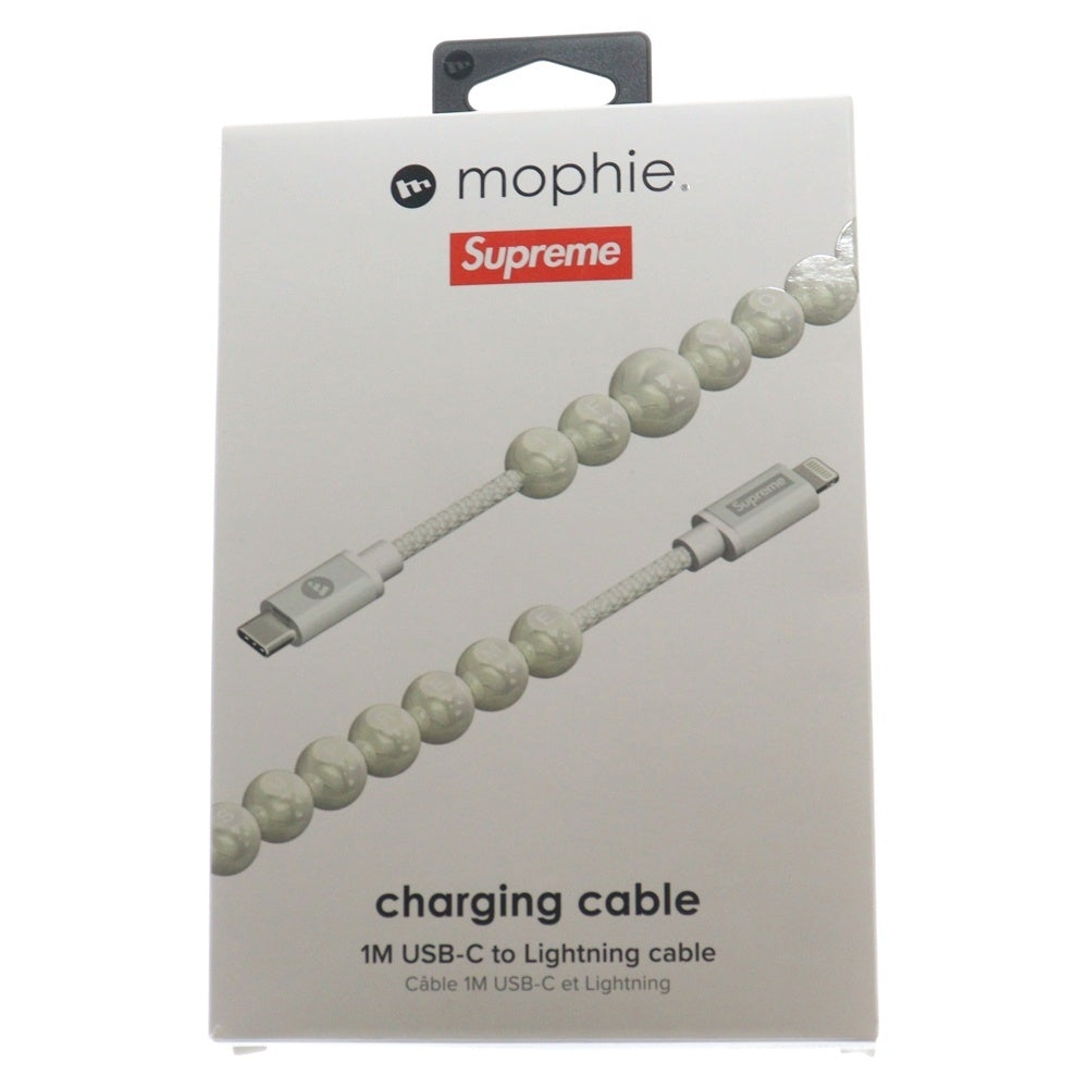SUPREME(シュプリーム) 23AW × BLESS mophie Beaded Charging Cable ブレス モーフィー ビーズ チャージング 充電ケーブル ホワイト