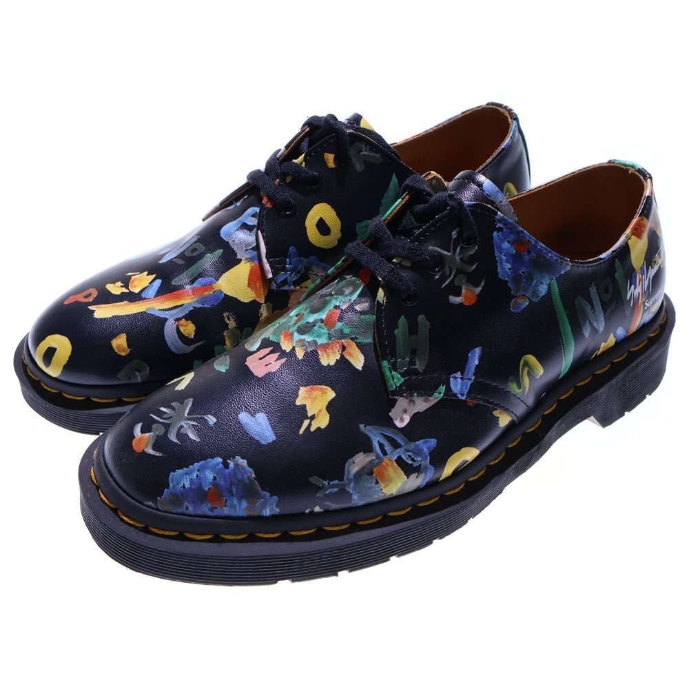 SUPREME(シュプリーム) 22AW × Dr.Martens × Yohji Yamamoto 1461 3eye-Shoe ドクターマーチン ヨウジヤマモト ペイント 3ホール レザーシューズ ブーツ US8/26cm 28011001
