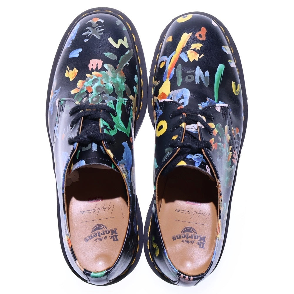SUPREME(シュプリーム) 22AW × Dr.Martens × Yohji Yamamoto 1461 3eye-Shoe ドクターマーチン ヨウジヤマモト ペイント 3ホール レザーシューズ ブーツ US8/26cm 28011001