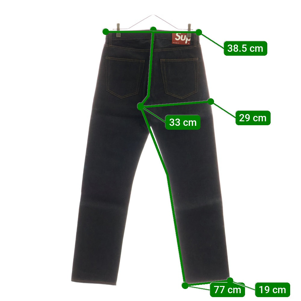 SUPREME(シュプリーム) Rigid Selvedge Slim Jean リジット セルビッチ スリムジーンズ デニムパンツ インディゴ