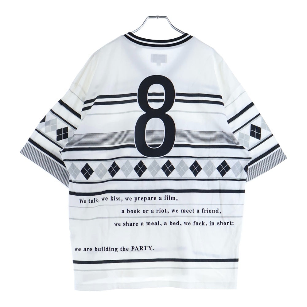 SUPREME(シュプリーム) 23SS × Bernadette Corporation Pique Soccer Top バーナデット コーポレーション ピケ サッカー トップ 半袖Tシャツ カットソー ホワイト