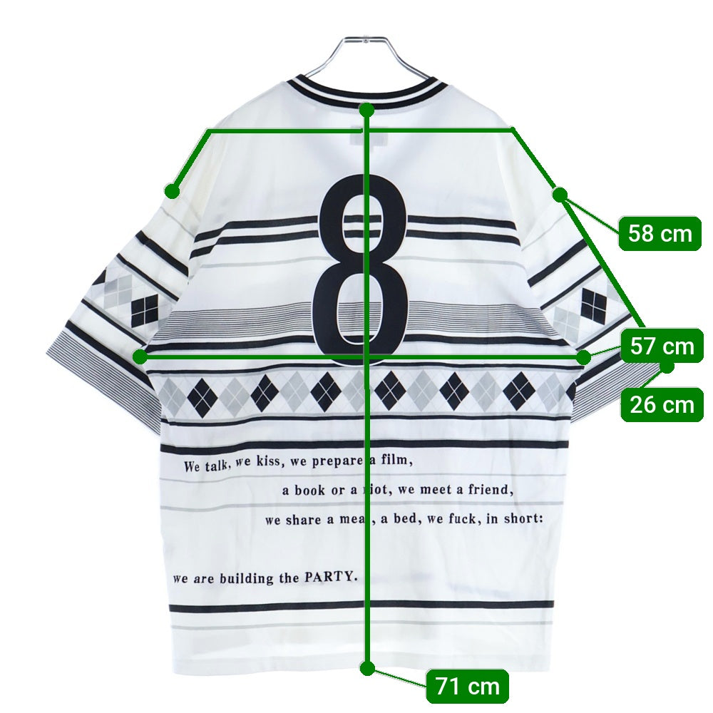 SUPREME(シュプリーム) 23SS × Bernadette Corporation Pique Soccer Top バーナデット コーポレーション ピケ サッカー トップ 半袖Tシャツ カットソー ホワイト