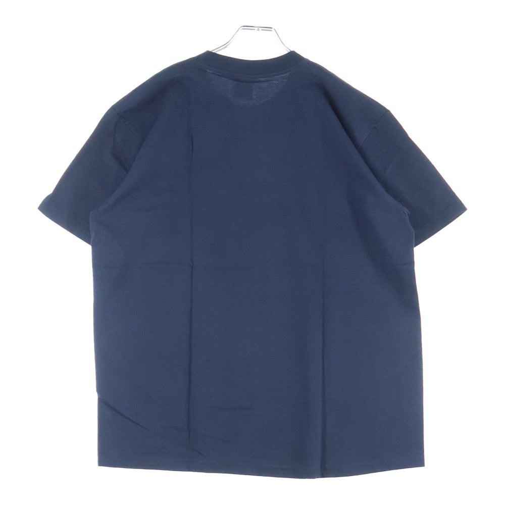SUPREME(シュプリーム) 19AW Bandana Box Logo Tee バンダナ ボックスロゴ プリント クルーネック 半袖Tシャツ カットソー ネイビー