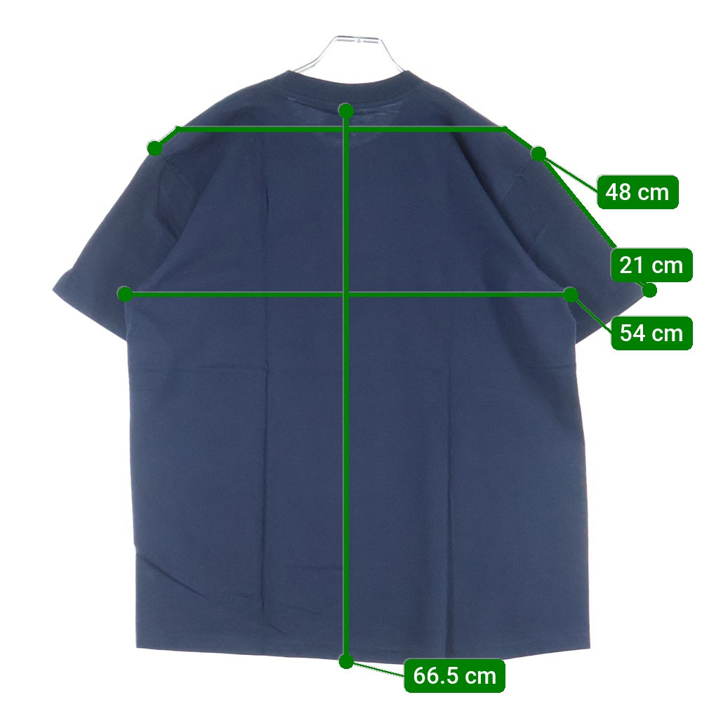 SUPREME(シュプリーム) 19AW Bandana Box Logo Tee バンダナ ボックスロゴ プリント クルーネック 半袖Tシャツ カットソー ネイビー