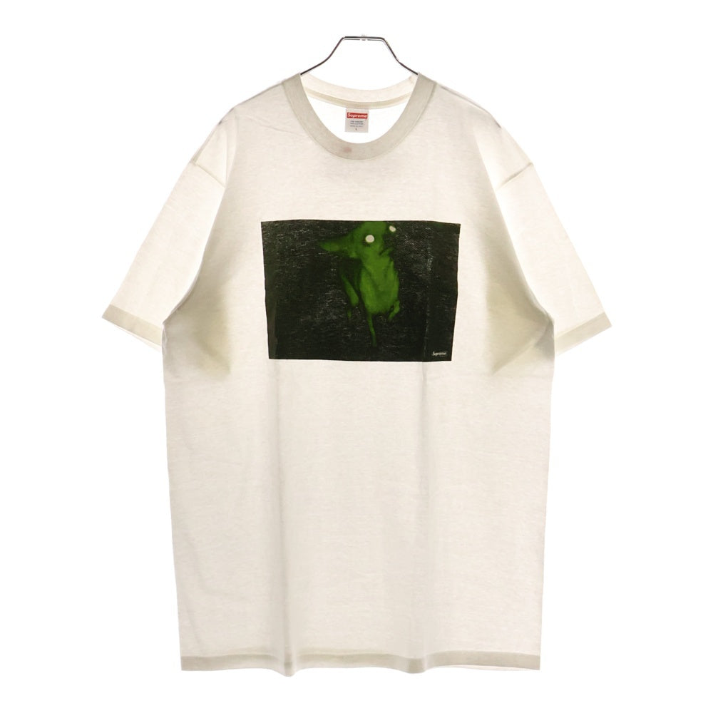 SUPREME(シュプリーム) 18AW Chris Cunningham Chihuahua Tee クリス・カニンガム チワワ フロントプリント クルーネック 半袖Tシャツ カットソー ホワイト