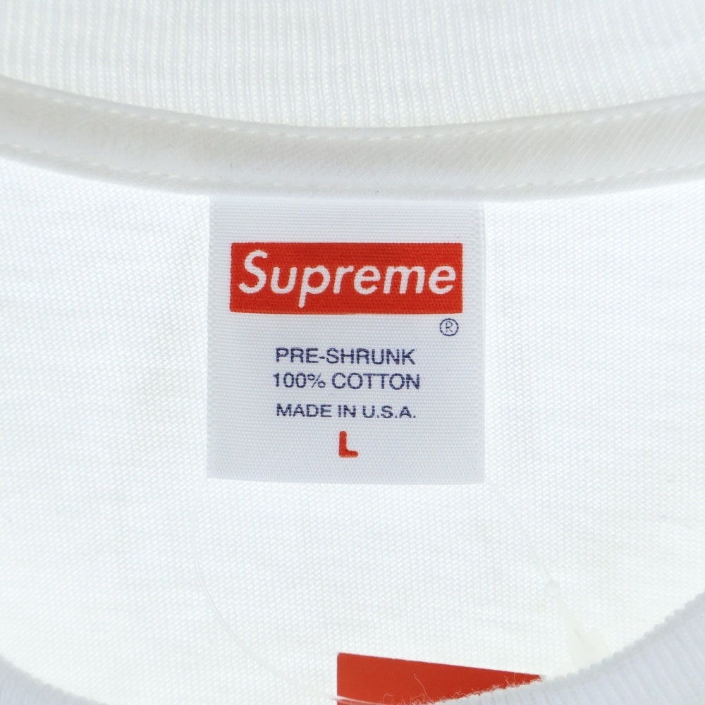 SUPREME(シュプリーム) 19AW Eat Me Tee イート ミー プリント クルーネック 半袖Tシャツ カットソー ホワイト