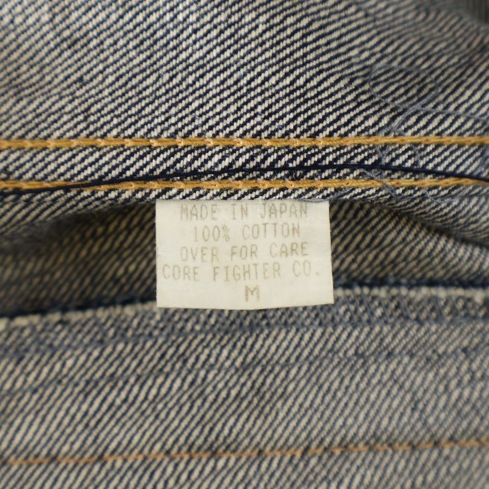 CORE FIGHTER(コアファイター) ジップアップ デニムジャケット インディゴ