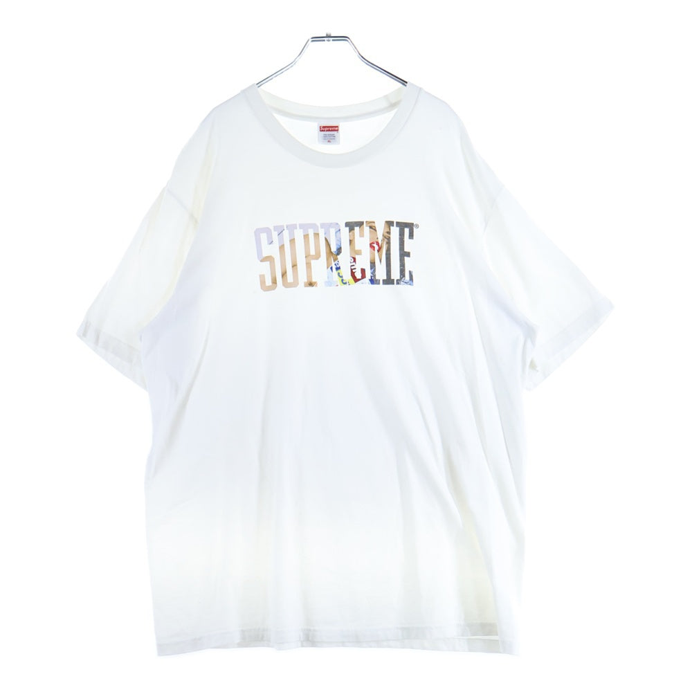 SUPREME(シュプリーム) 24AW Tera Patrick Collegiate Tee テラ パトリック ロゴプリント クルーネック 半袖Tシャツ カットソー ホワイト