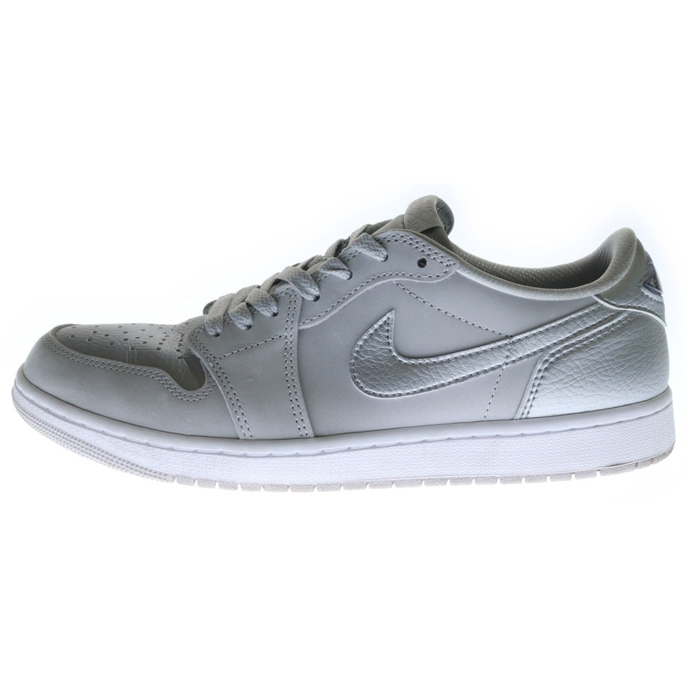 未使用品NIKE AIR JORDAN 1 LOW グレー スニーカー27 NIKE(ナイキ) AIR JORDAN 1 RETRO LOW OG SILVER エアージョーダン 1
