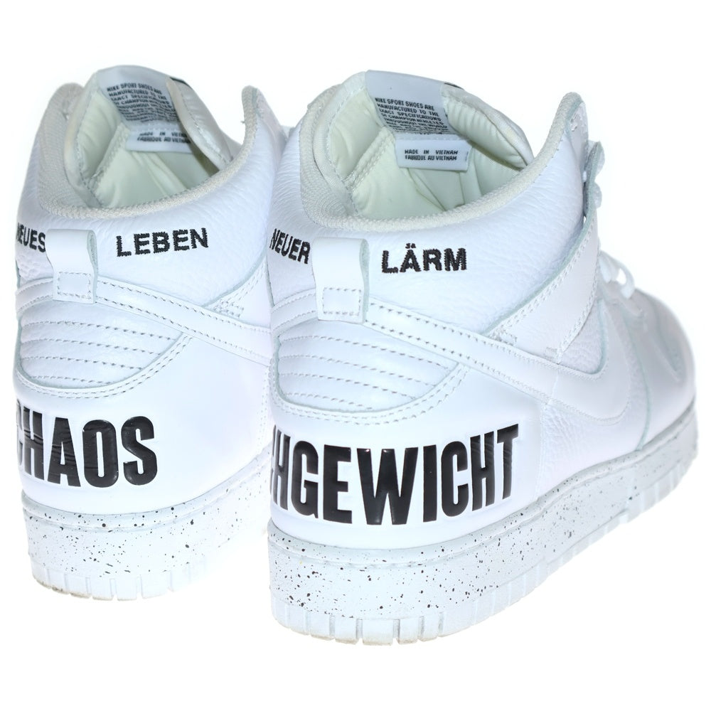 NIKE(ナイキ) ×UNDERCOVER Dunk High Chaos White アンダーカバー ダンク ハイカットスニーカー ホワイト US10.5/28.5cm DQ4121-100