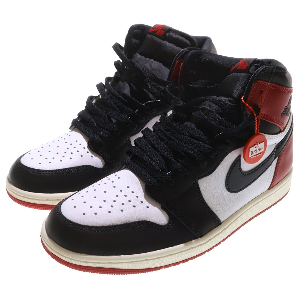 NIKE(ナイキ) AIR JORDAN 1 RETRO HIGH OG エアジョーダン1 ブラックトゥ リイマジンド ハイカットスニーカー ブラック/レッド US10/28cm DZ5485-106