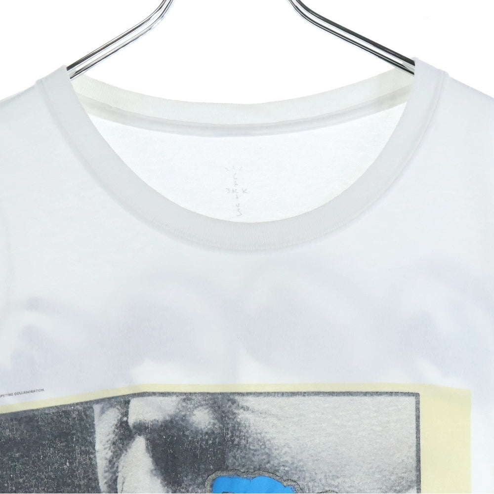 TRAVIS SCOTT(トラヴィススコット) CACTUS JACK×FRAGMENT DESIGN MANIFEST Tee マニフェスト 両面プリント 半袖Tシャツ カットソー ホワイト