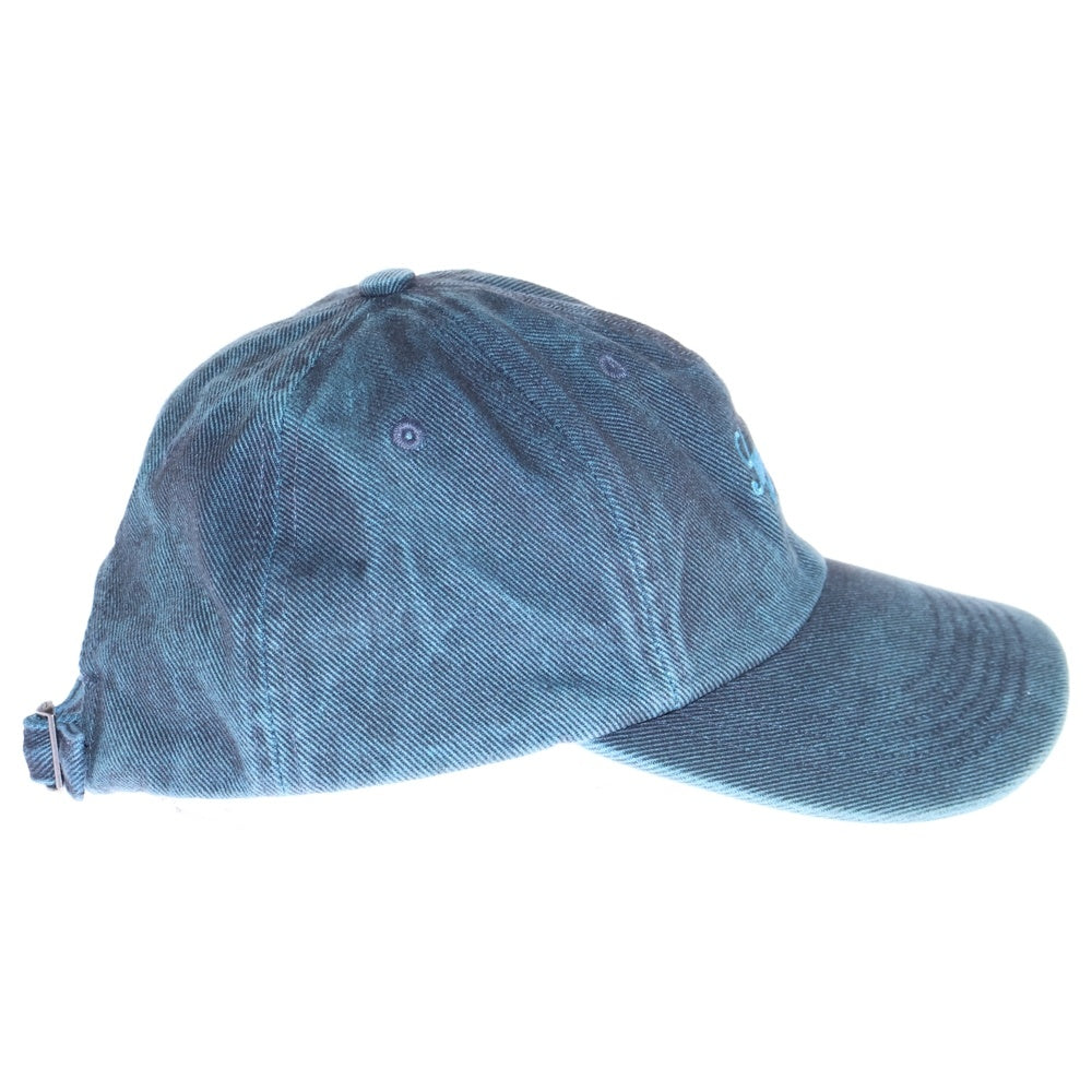 SUPREME(シュプリーム) 22SS Washed Twill 6-Panel Cap ウォッシュド ツイル 6パネルキャップ ブルー