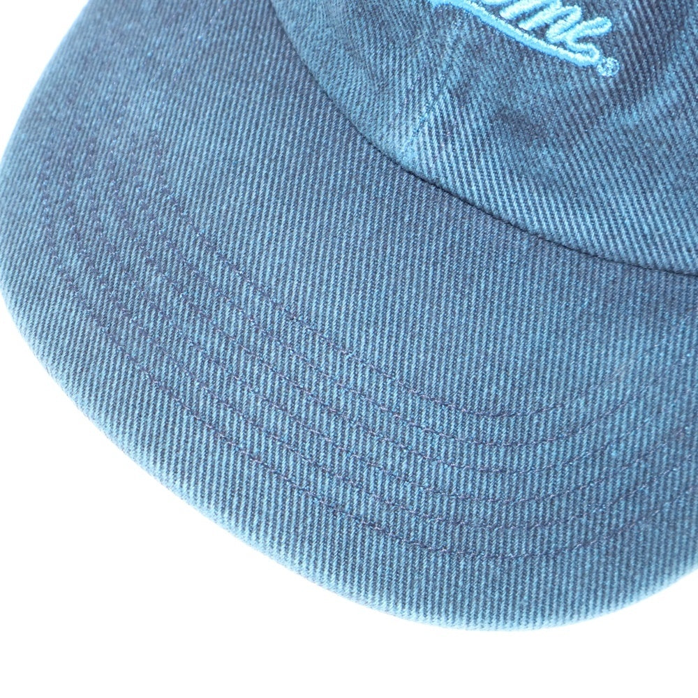 SUPREME(シュプリーム) 22SS Washed Twill 6-Panel Cap ウォッシュド ツイル 6パネルキャップ ブルー