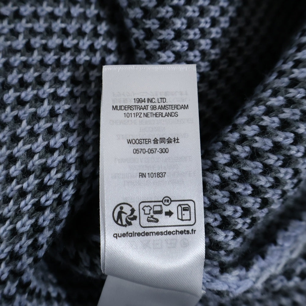 SUPREME(シュプリーム) 24AW Small Box Polo Sweater Camo スモール ボックスロゴ ポロニットセーター カモ/ブルー