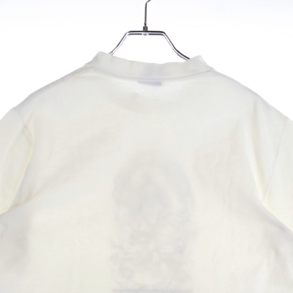 STUSSY(ステューシー) 90s OLD STUSSY オールドステューシー 紺タグ 釈迦プリント クルーネック 半袖Tシャツ カットソー ホワイト