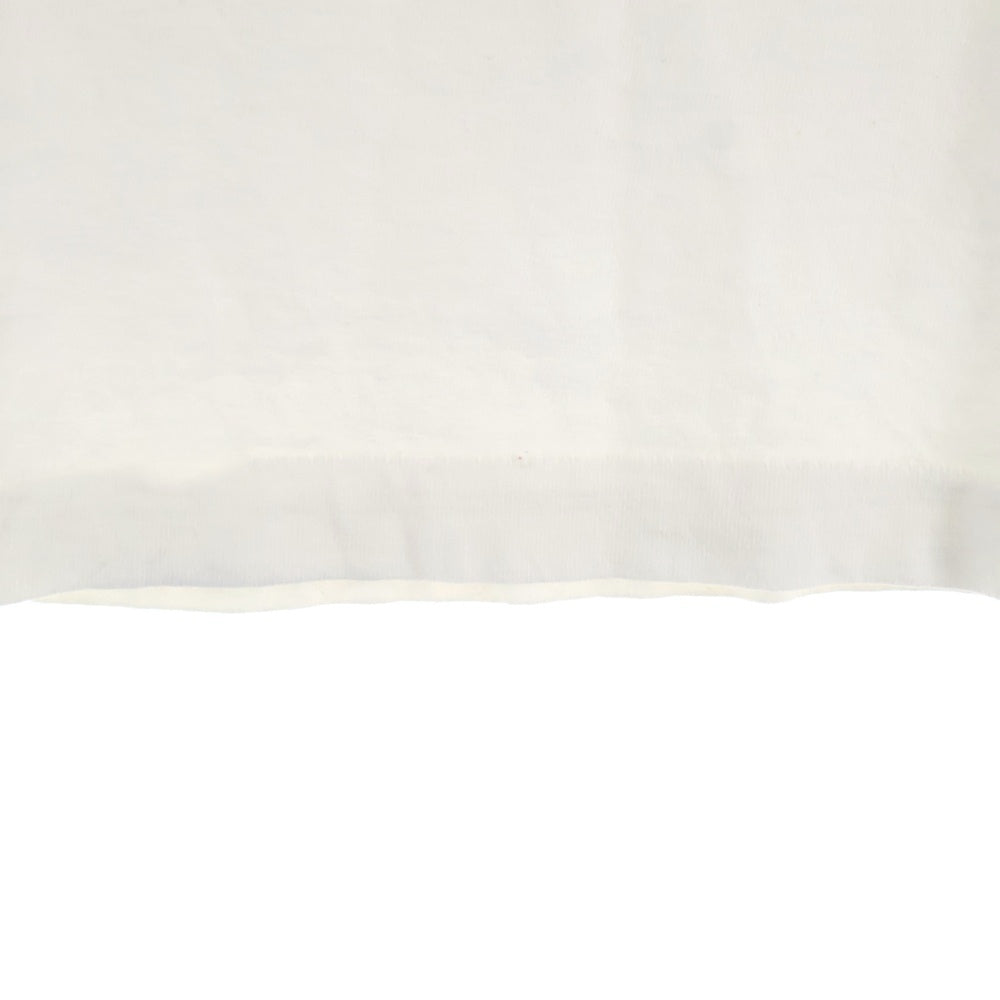 STUSSY(ステューシー) 90s OLD STUSSY オールドステューシー 紺タグ 釈迦プリント クルーネック 半袖Tシャツ カットソー ホワイト