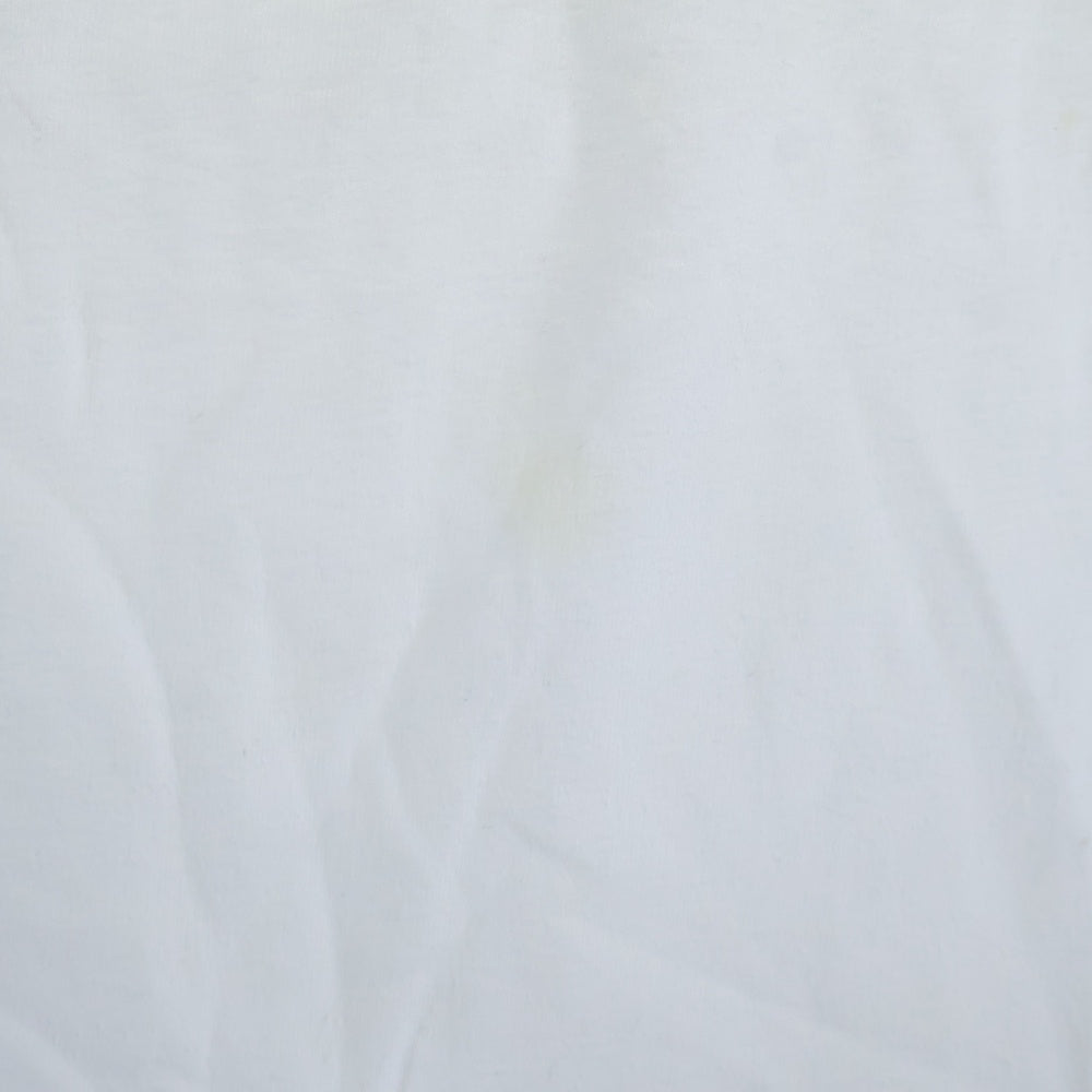 WTAPS(ダブルタップス) 90s 40% uparmed 初期 グラフィックプリント クルーネック 半袖Tシャツ カットソー ホワイト