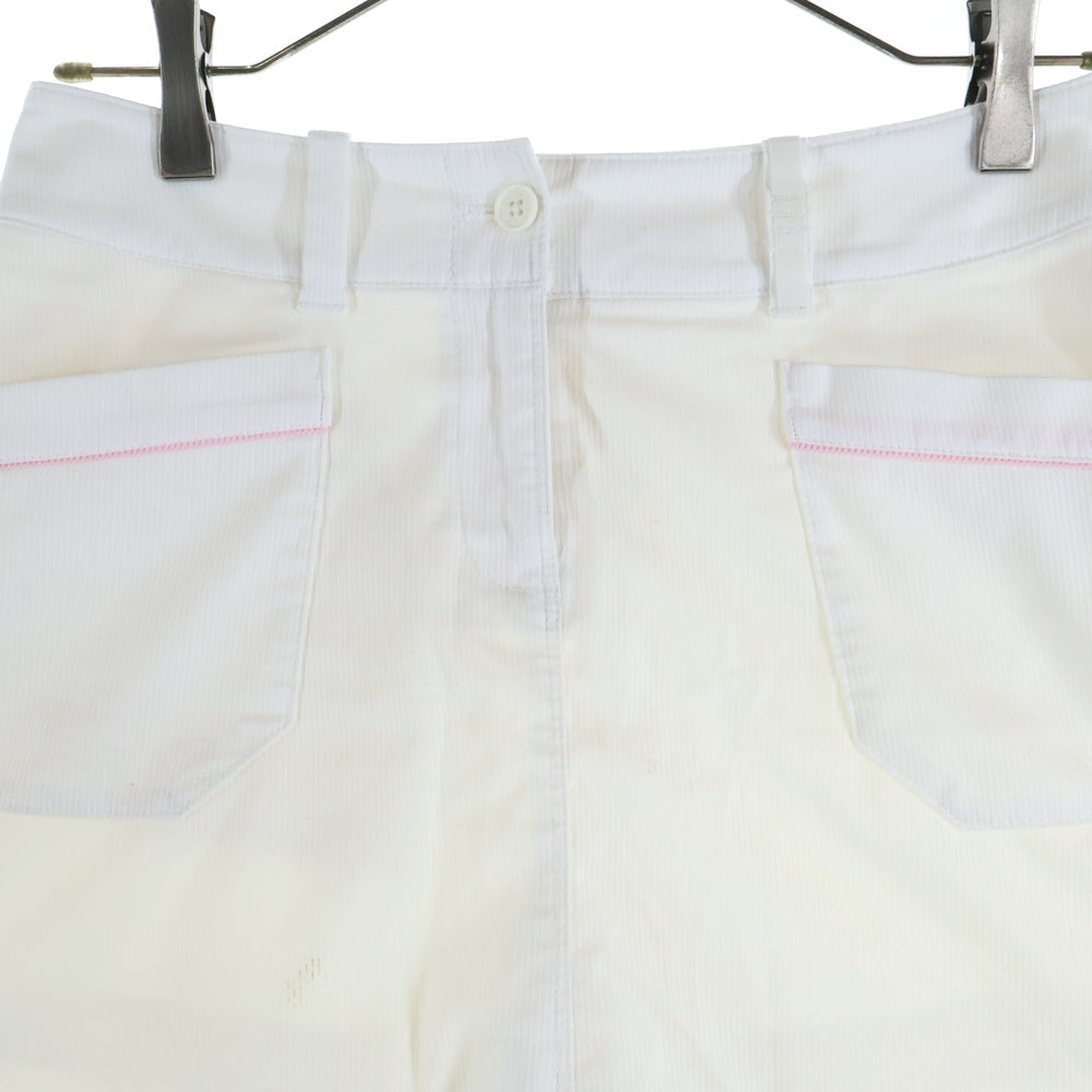 NIKE(ナイキ) ロゴ刺繍 ゴルフ ミニ スカート ホワイト 369214-100 レディース